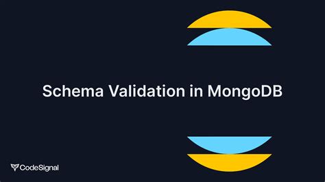 Introducing Schema Validation in MongoDB .